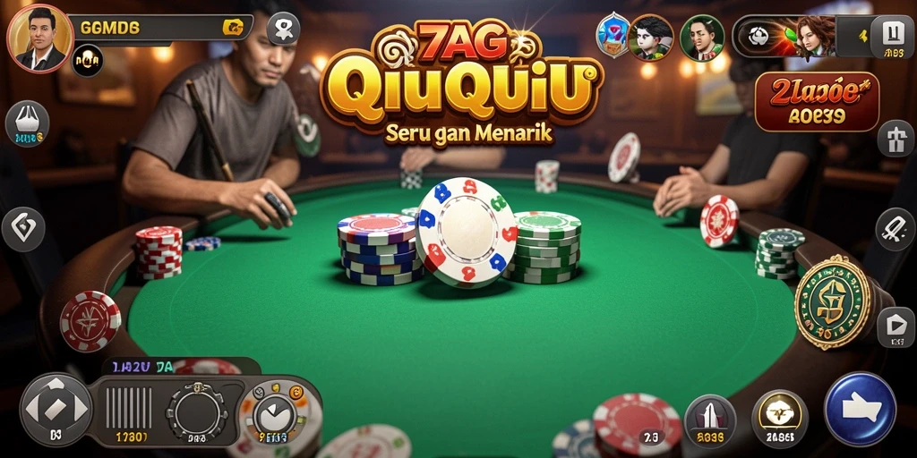 Tampilan gameplay QiuQiu yang menarik dan seru.