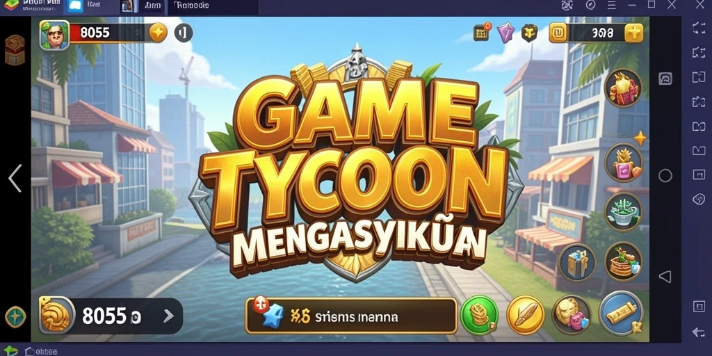 Screenshot menampilkan gameplay Tycoon yang dinamis dan menarik.