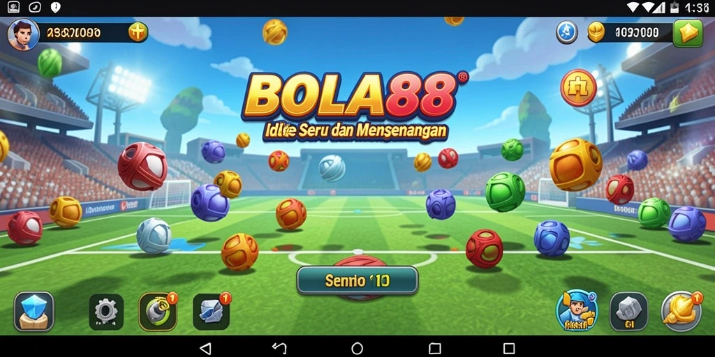 Screenshot utama BOLA88 menampilkan gameplay Idle yang menarik.