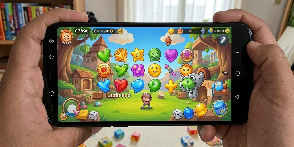Tampilan gameplay C7890 yang menarik saat menyelesaikan teka-teki.