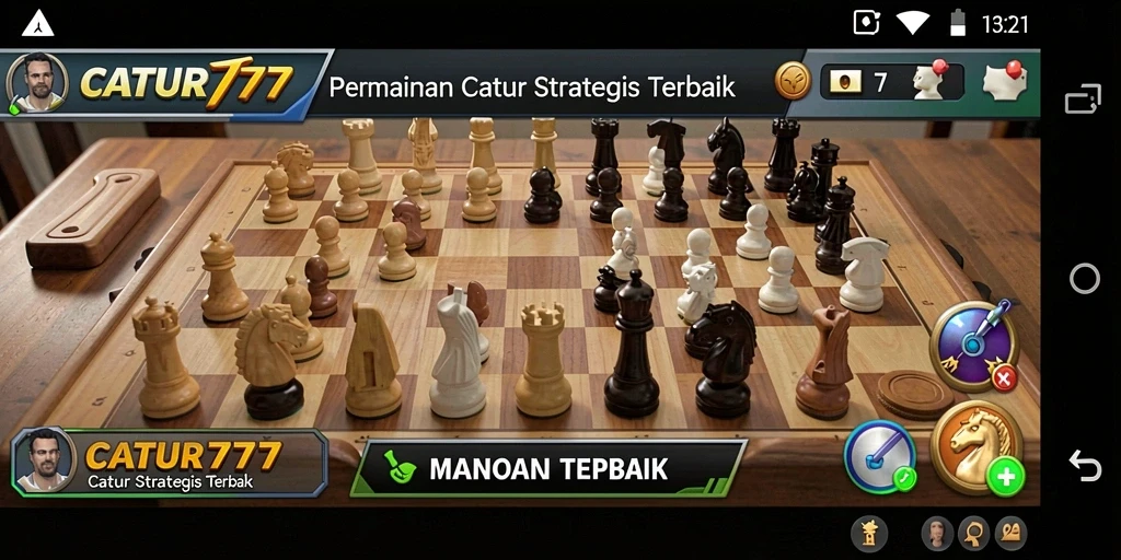Tampilan gameplay menarik dari CATUR777 dengan elemen TPS.