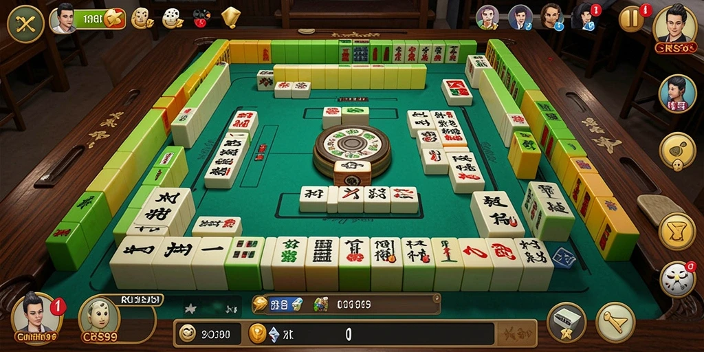 Gameplay seru Mahjong di CRS99 dengan desain ubin menarik.