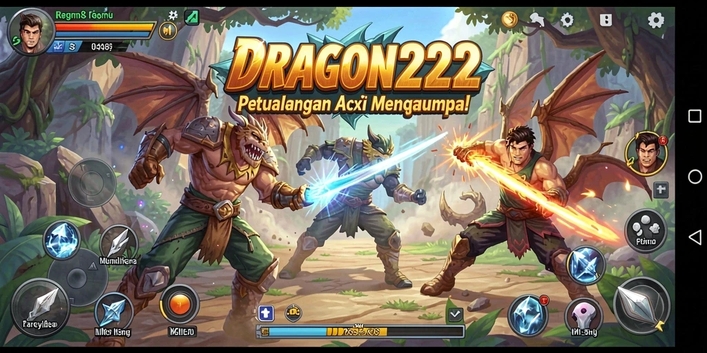 Tampilan menegangkan dari gameplay DRAGON222 yang penuh aksi.