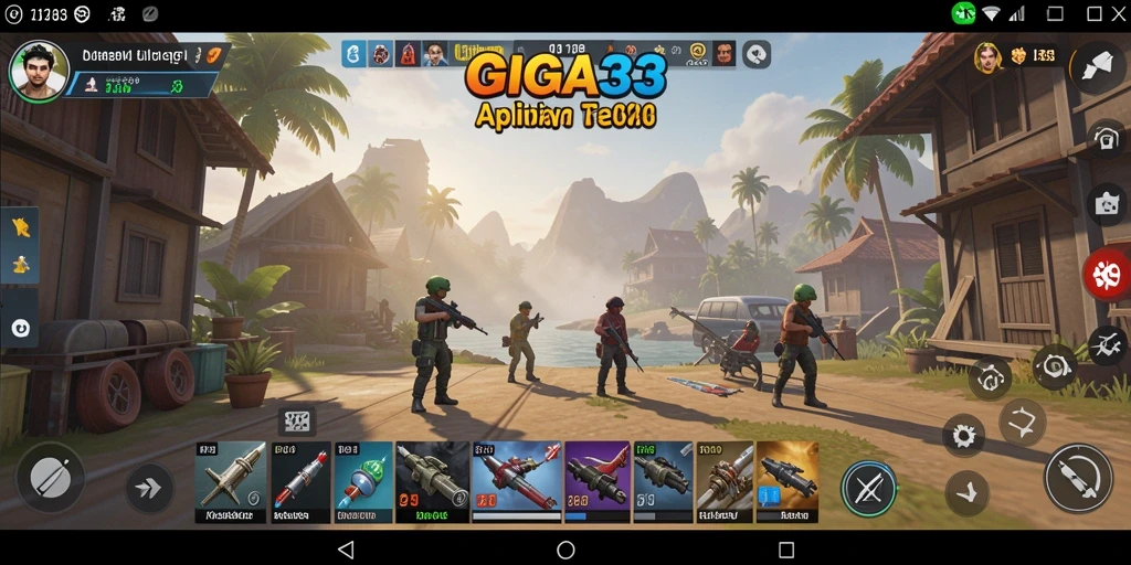 Screenshot utama GIGA33 menampilkan antarmuka aplikasi Utility yang intuitif.