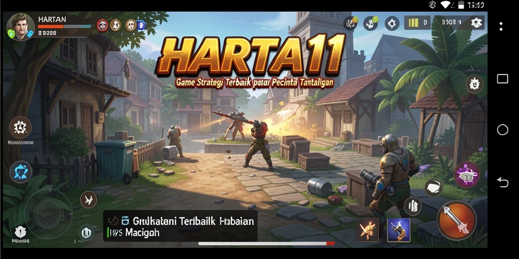 Tampilan gameplay HARTA11 yang mendebarkan dan penuh strategi.