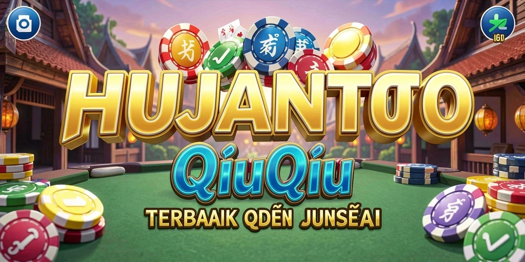 Tampilan menarik gameplay QiuQiu di HUJANTOTO.