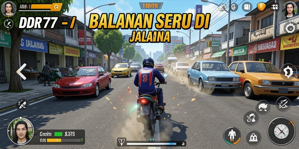 Gameplay racing yang mendebarkan di IDR77 dengan trek yang menantang.