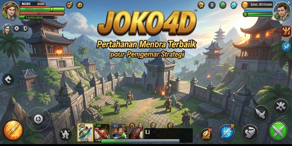 Screenshot menampilkan aksi menegangkan game Tower Defense.