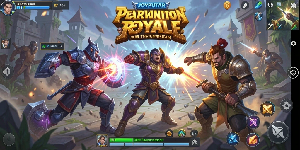 Tangkapan layar memberikan gambaran jelas tentang gameplay menegangkan di JOYPUTAR.