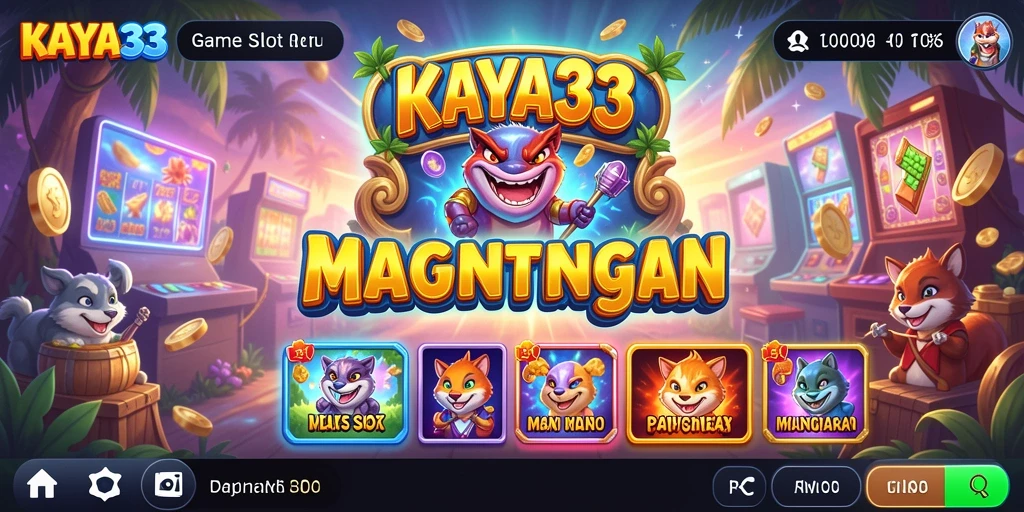 Tampilan gameplay KAYA33 yang menarik dan penuh warna.