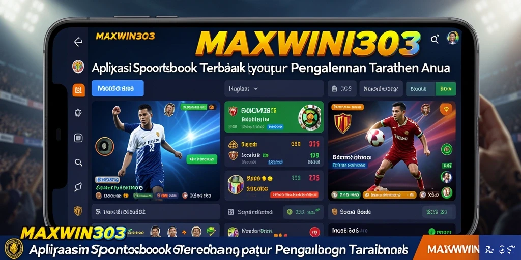 Tampilan gameplay MAXWIN303 menampilkan taruhan olahraga secara real-time.