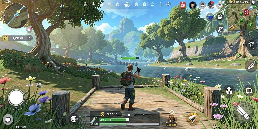 Tampilan gameplay ME355 yang menarik dan interaktif.