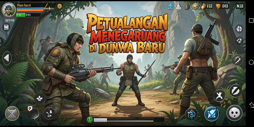 Tampilan gameplay N32 yang menakjubkan dalam petualangan yang seru.