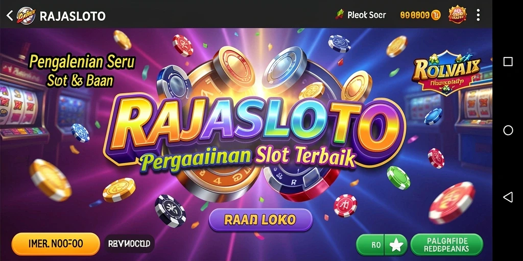 Screenshot gameplay RAJASLOTO menampilkan keseruan permainan slot.