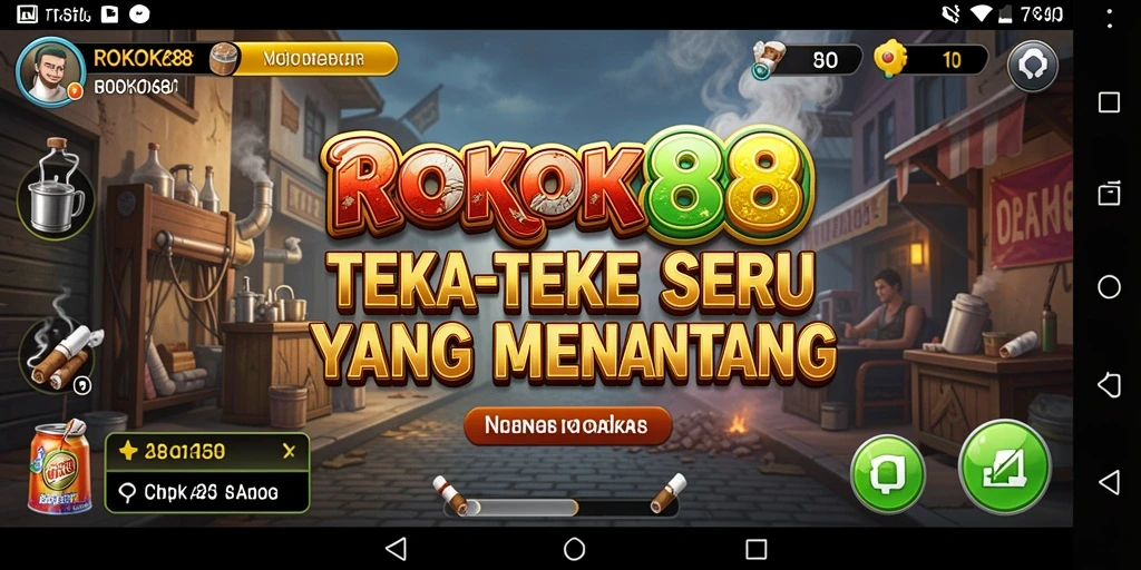 Screenshot gameplay ROKOK88 menampilkan teka-teki menarik dan menantang.