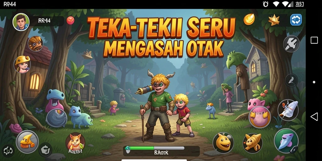 Tampilan gameplay RR44 yang menantang dan menarik.
