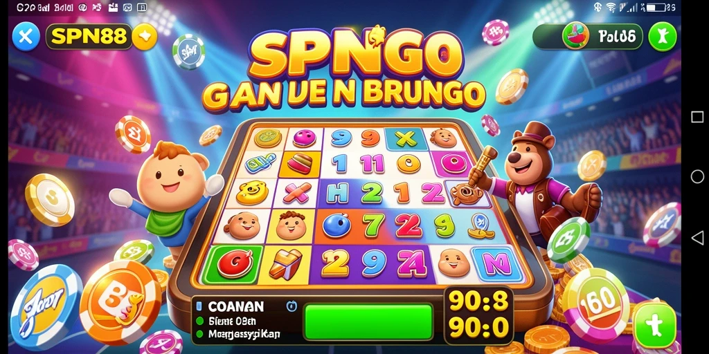 Screenshot gameplay SPN88 yang menampilkan suasana seru permainan Bingo.