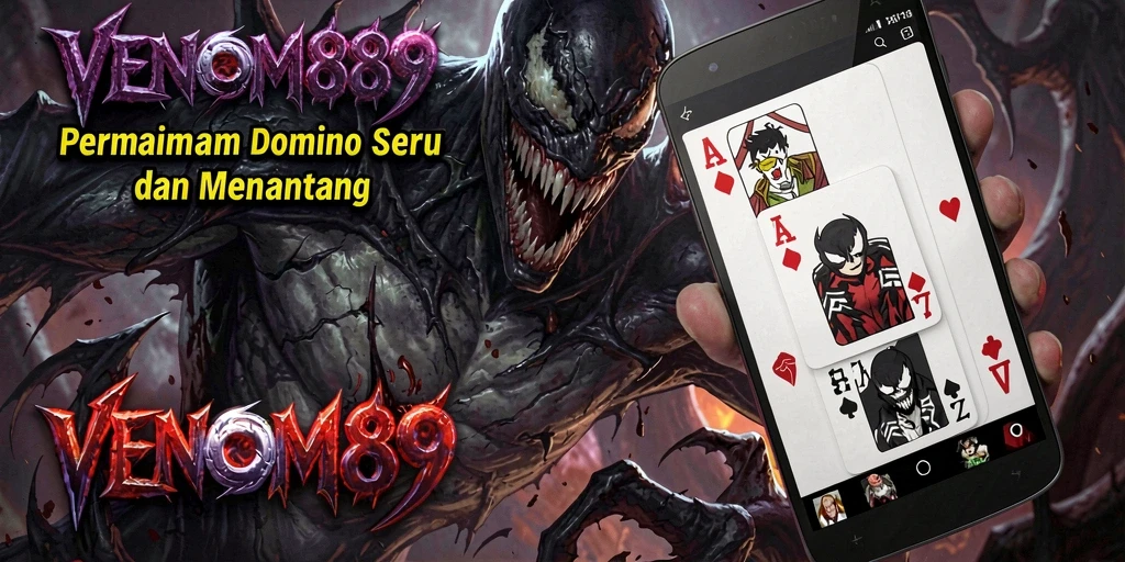Screenshot gameplay VENOM889 menampilkan aksi seru permainan Domino.