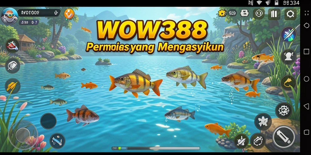 Gameplay WOW388 yang menegangkan saat menangkap ikan besar.