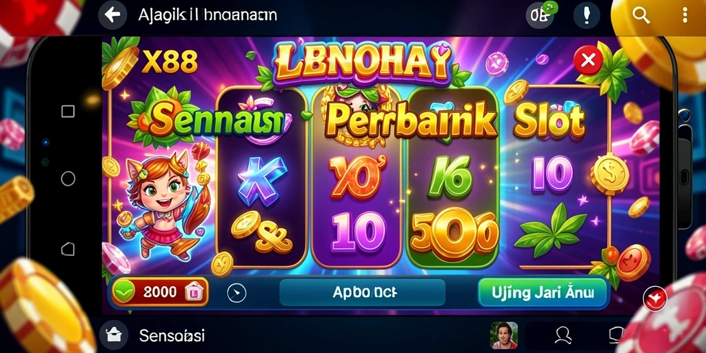 Screenshot gameplay X88 yang memukau dan penuh warna.