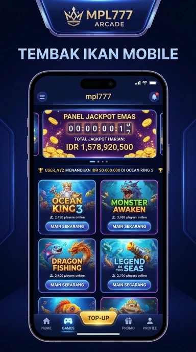 Tampilan aplikasi mpl777 yang modern dan user-friendly.